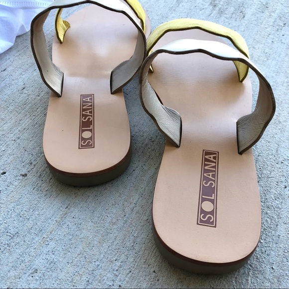 \Sol Sana\• NWB Wave Slide in Lemon - Picture 8 of 9